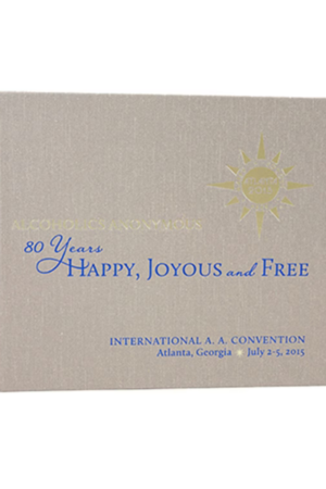 A.A. 80 years happy, joyous and free book