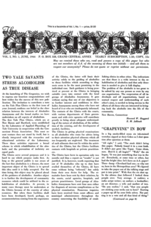 First edition facsimile: Grapevine magazine 1944. Outsized newsletter.