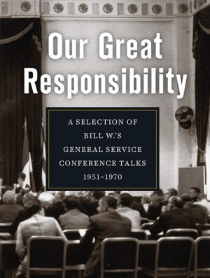 Our Great Responsibility