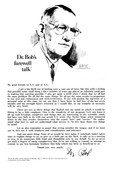 Dr. Bob's Farewell Talk - Parchment