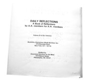 Daily Reflections - Braille
