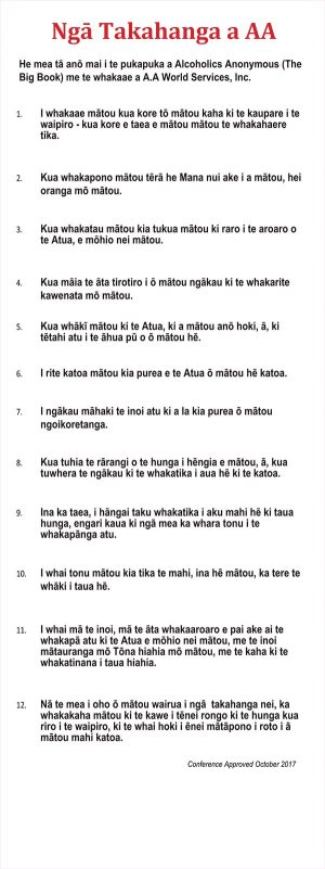 Pull-Up Banner: Māori Twelve Steps