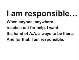 I Am Responsible/Toronto Declaration Banner