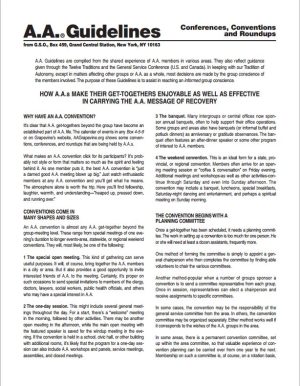 Guidelines - Conference, Conventions and Roundups