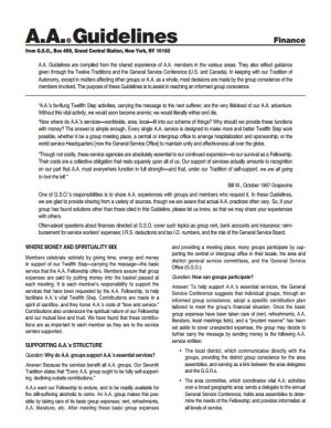 Guidelines - Finance